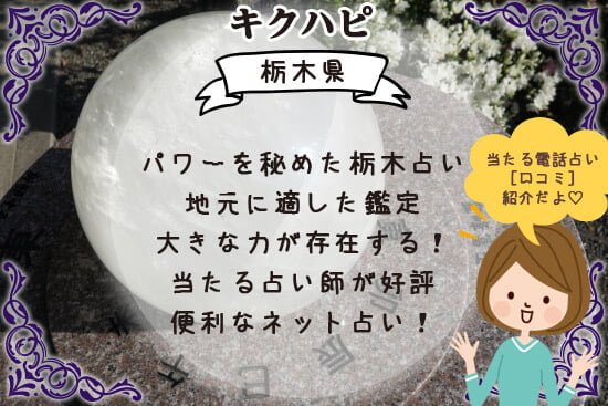 栃木占いにはパワーを秘めた占い師で地元に適した鑑定をしてくれる